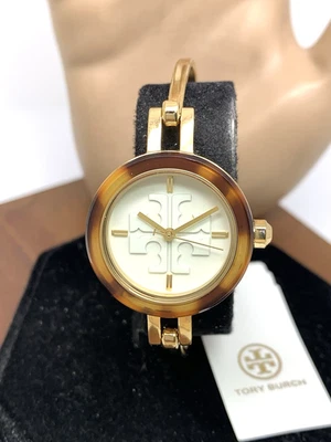 Tory Burch Womens Watch TBW2100 Quartz Gold Steel Interchangeable Bezel 27mm - Image 1 of 4