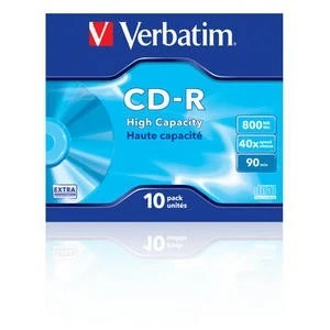 023942434283 CD-R 40x 800MB 10P JC Extra Protection 43428 Verbatim - Bild 1 von 2