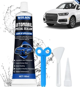 Silicone Nero per Auto, Colla per Carrozzeria Auto, Silicone Nero, Sigillante Ve - Foto 1 di 12