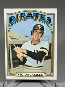 1972 Topps High Number #785 Vic Davalillo Pittsburgh Pirates - Imagen 1 de 3