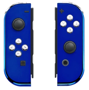 Nintendo Joy-Con (L/R) Custom Wireless Controller "Chrome Blue/Chrome" - Bild 1 von 2