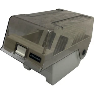 Vintage MediaMate Computer 3.5” Floppy Disk Storage Case w/Dividers #D288-145 - Picture 1 of 8