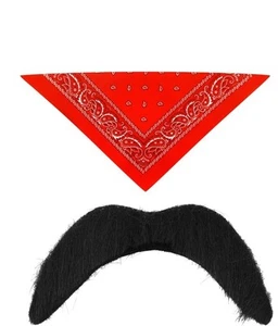 BANDANA WITH TASH INSTANT COWBOY WESTERN KIT - Picture 1 of 5