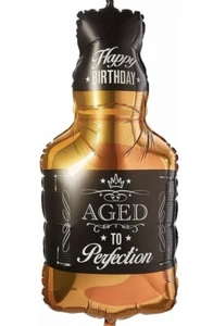 34" Bottle of Whisky Super Shape Mylar Foil Balloon Party Decoration jack Daniel - Picture 1 of 1