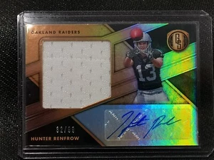 2019 PANINI GOLD STANDARD HUNTER RENFROW #324 ROOKIE AUTO PATCH #/99 - Picture 1 of 2