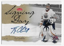 06/07 FLEER SIGNING DAY AUTOGRAPH Ty Conklin #SDTC