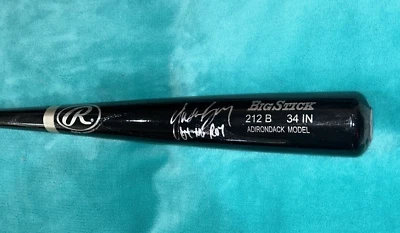 Autographed Jason Bay, 2004 NL ROY Signed Rawlings Baseball Bat - Image 1 of 4