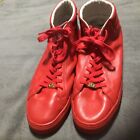 Mens True Religion size 12 Hightop leather Sneakers Red 2 Chainz