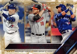 Topps Gold #162 J Bautista/J Donaldson/C Davis LL 0310/2016 p38307 2016 - Imagen 1 de 2