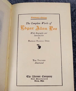 Edgar Allan Poe The Complete Works of 1908 ANTIQUE VOL II 1908 AKRON OHIO - Picture 1 of 22
