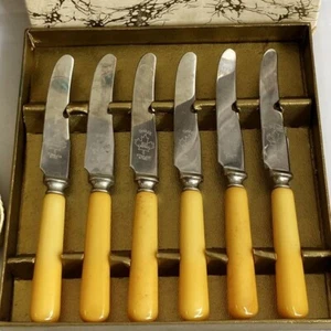 Vintage Dinkee Knife Spreaders Lot of 6 Boxed - Picture 1 of 11
