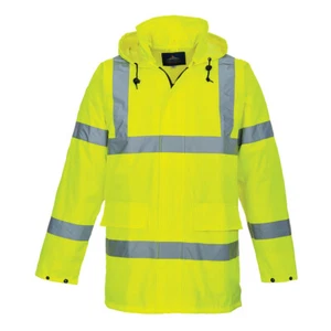 Portwest US160 Hi-Vis Reflective Safety Work Lite Waterproof Traffic Jacket ANSI - Picture 1 of 13