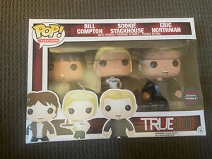 Funko Pop! Television True Blood 3 Pack Bill, Sookie, Eric HMV Exclusive Sealed - Picture 1 of 8