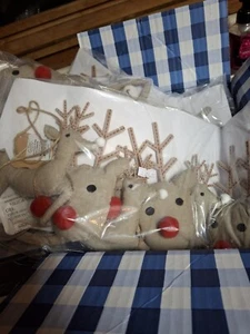 Mudpie Reindeer Garland, NWT - Picture 1 of 4