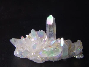 Butw Engel Aura Rauch Beschichtet Natürlich Quarz Heilung Kristall Cluster Reiki - Foto 1 di 3