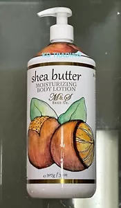 M&Q Seed Co. ~ SHEA BUTTER MOISTURIZING BODY LOTION 32oz 907g Made in USA - Picture 1 of 3