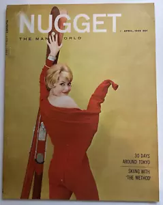 NUGGET (1959) Vol. 4 #2 Vintage Girlie Mag France Nuyen Star Trek Pin-Up RARE NM - Picture 1 of 10