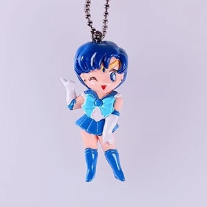 Portachiavi Sailor Mercury Sailor Moon Swing Figure, Bandai giapponese dal Gi... - Picture 1 of 6