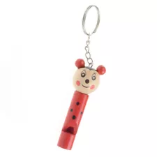 Animal Keyring Whistle Keyrings Goodbye Keychain Bag Charms Pom Gift
