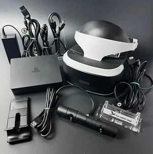 Sony PS VR PSVR PlayStation CUH-ZVR2 For PS4 Console Set Headset Tested Working - Bild 1 von 14