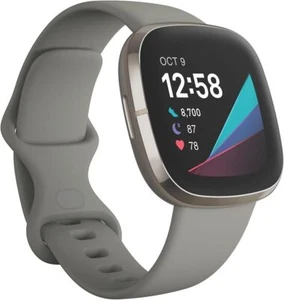Reloj inteligente Fitbit Sense Advanced Fitness FB512SRSG gris salvia/plateado - Imagen 1 de 6
