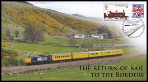 2015 GB The Return of Rail to the Borders Buckingham Cubierta Galashiels SHS - Imagen 1 de 2