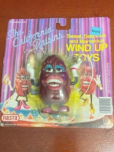 California Raisins Wind-Up Toy 1988 Nasta No. 12412 – New on Card – Applause Lic - Picture 1 of 6