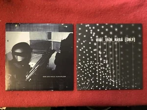 NINE INCH NAILS 2 X STUNNING VERY NR MINT 9" VINYL RECORDS SURVIVALISM & ONLY - Picture 1 of 18