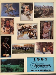 WESTERN RENDEZVOUS OF ART LOT (2) 1981-2 FRANK McCARTHY CALLE TUCKER SMITH - Imagen 1 de 11