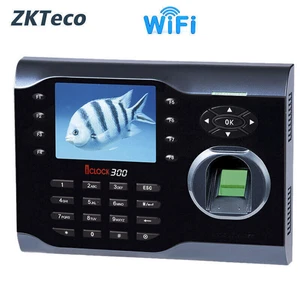 Reloj de tiempo de huellas dactilares de alta velocidad con pantalla a color ZKTeco iclock300 TCP/IP 3,5 pulgadas - Imagen 1 de 3