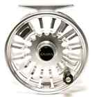 GALVAN TORQUE T-5 FLY REEL CLEAR SILVER - FREE $80 LINE, BACKING - NEW