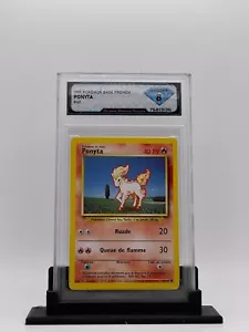 Pokémon Ponyta 1999 francés #60 graduado DSG 8 casi nuevo/como nuevo - Imagen 1 de 2