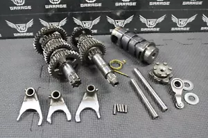 1999 YAMAHA 99-04 TTR225 OEM ENGINE TRANSMISSION TRANNY GEARBOX SHIFT FORKS SET - Picture 1 of 16