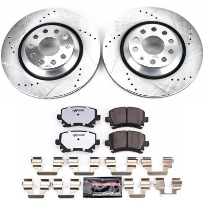 PowerStop Disc Brake Kit - Rear - Fits Volkswagen CC 2009-2016, Volkswagen GTI 2 - Image 1 of 4