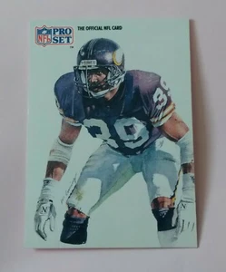AMERICAN FOOTBALL CARD PRO SET 1991 # 398 ALL NFC TEAM CARL LEE CB VIKINGS MV - Picture 1 of 2