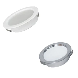 FARETTO CAPPA 3W BIANCO ARGENTO COLORE CALDO NATURALE IP20 FREDDO INCASSO 220V - Foto 1 di 1