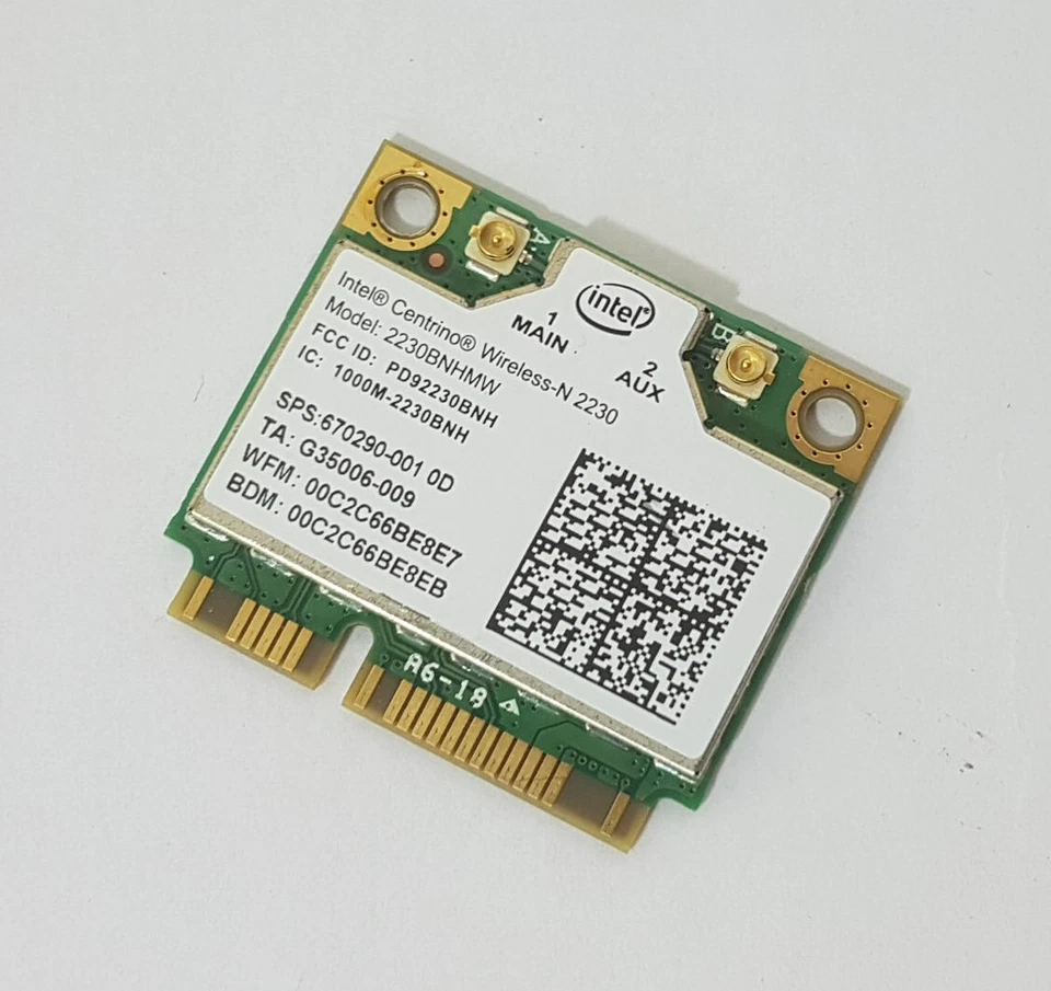 Intel Wireless-N 2230 Wlan 300Mbps Blueooth 4.0 aus Fujitsu Lifebook A512 - Bild 1 von 1