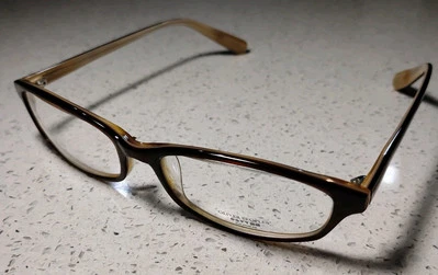 Oliver Peoples Maria RX Eyeglasses Polished Brown Made in Japan 51-16-135 - Imagem 1 de 4