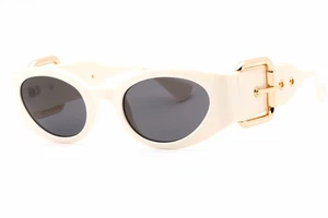 MOSCHINO MOS154/S 0SZJ IR Sunglasses Ivory Frame Gray Lenses 53mm - Picture 1 of 4