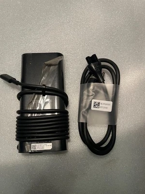 Adaptador de CA Dell 65 W USB-C para computadoras portátiles Dell Latitude, XPS, Inspiron, Chromebook Foto 1 de 3