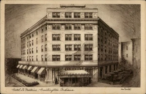 Huntington,IN Hotel LaFontaine, Art Indiana Postcard - Picture 1 of 2