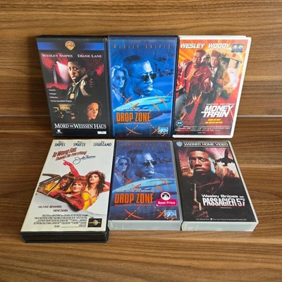 6x WESLEY SNIPES Filme Movies VHS Video Kassette Konvolut Set Sammlung Rarität - Bild 1 von 4
