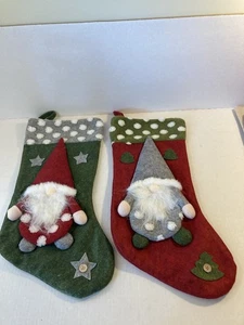 Neu Liebling 2er Set Wichtel 3-D Weihnachtsstrümpfe - Bild 1 von 5