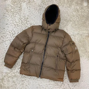 MONCLER Puffer Jacket Brown Size 0 - Picture 1 of 10