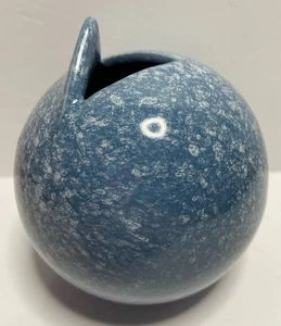 Mikasa Helena Uglow Ceramic Bud Vase Japan Vintage Blue - Picture 1 of 8