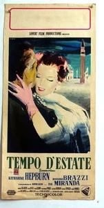 cm.33x70-TEMPO D'ESTATE-HEPBURN-BRAZZI-LEAN-DRAMMA-N11-16 - Picture 1 of 1