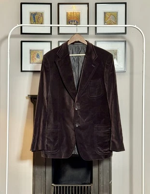 Blazer de terciopelo Tom Ford Era Gucci | Archivo raro FW 1999 Foto 1 de 4