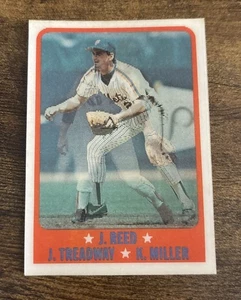 1987 Sportflics Rookie Prospects Jody Reed Jeff Treadway Keith Miller #225 - Picture 1 of 2