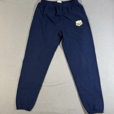 Calça de Moletom Vintage US Mayport Florida Naval Station Tamanho Grande Masculina Feita Nos EUA - Imagem 1 de 4