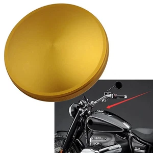 For BMW R18 2020-2021 Gold Aluminum Motorcycle Petrol Fuel Gas Tank Cap - Picture 1 of 6